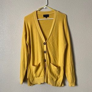 Premise Yellow Cardigan Sweater